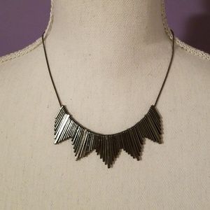 Gunmetal black necklace